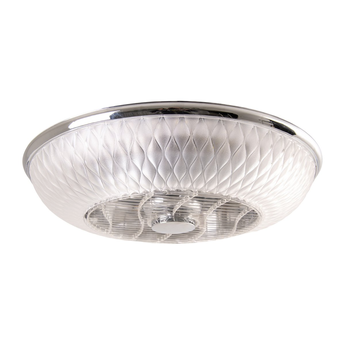 Näve Leuchten - Led Plafondlamp "Viento" Met Ventilator - plafondlampen - zijaanzicht