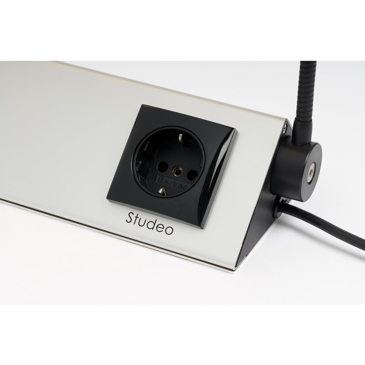 Betec Leuchten Manufactur - Studeo Desk Lamp Led with USB Port, Socket, Touch Dimmer 2700K