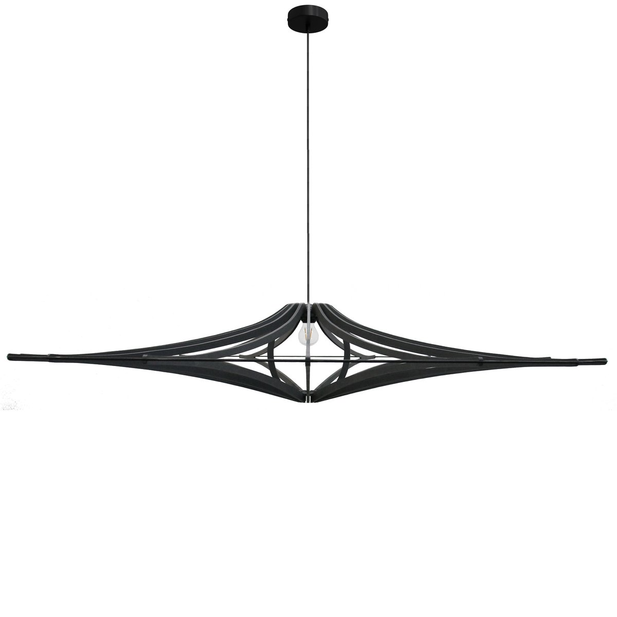 Rif - Design Hanglamp Xl Singing Zwart - hanglampen - close-up