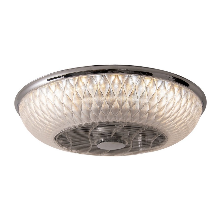 Näve Leuchten - LED Ceiling Lamp "Viento" with fan