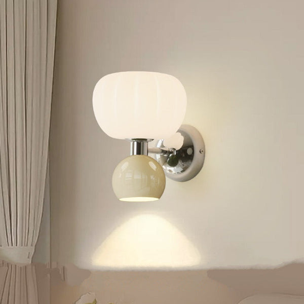 Moderne Led Wandlampen Crème - wandlampen - verlicht