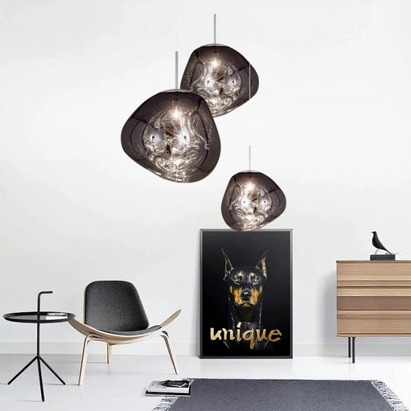 Led-Plafondlamp Voor Boven De Eettafel - plafondlamp - zijaanzicht