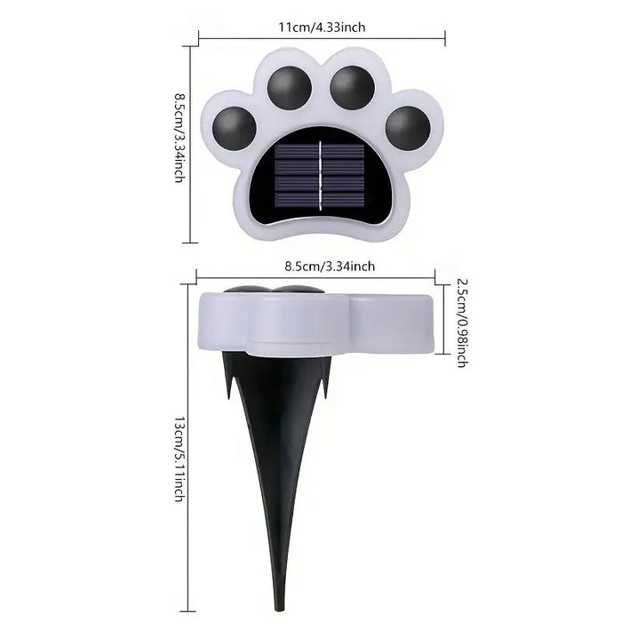 Draadloze Solar Paws - Maak De Perfecte Sfeer In Jouw Tuin! - buitenverlichting - gemonteerd