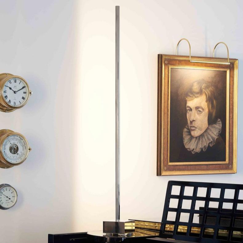 Betec Leuchten Manufactur - Center or table lamp LED nickel 95cm