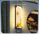 SolarSteel Wall Lamp – Solar-powered Outdoor Lamp in Stainless Steel