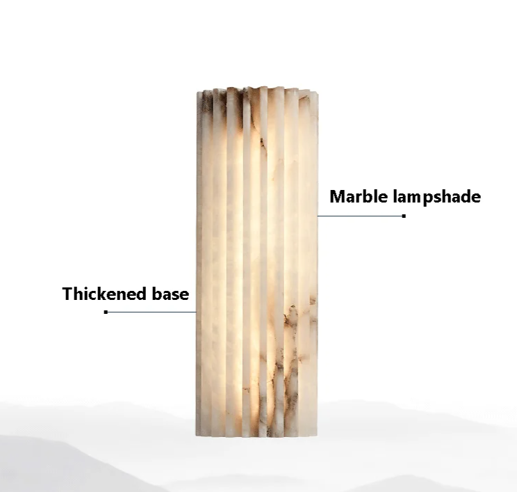 MarbellaLuce Moderne Marmeren Wandlamp - wandlamp - gemonteerd