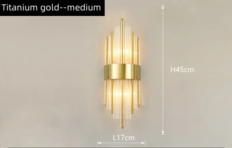 AuriLux Nordic Kristallen Wandlamp - wandlampen