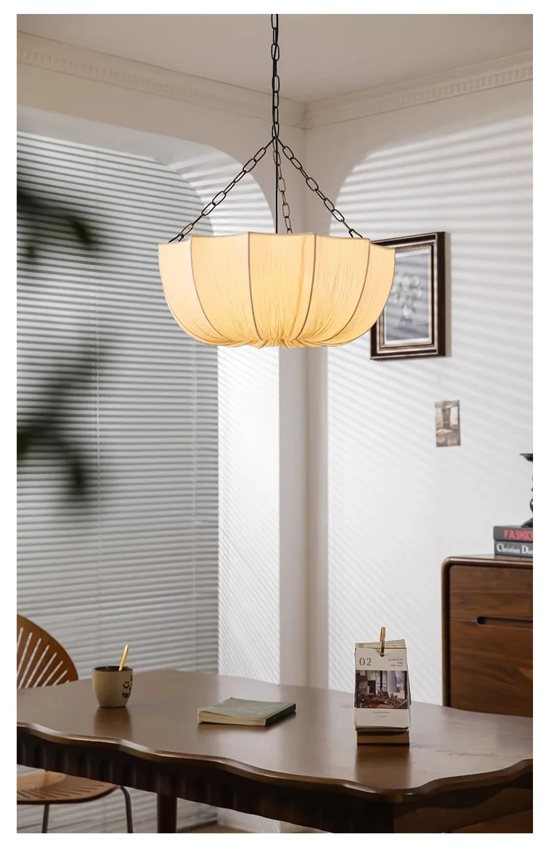KumoWabi Japanse Wabi-Sabi Stoffen Hanglamp - plafondlamp - afmetingen