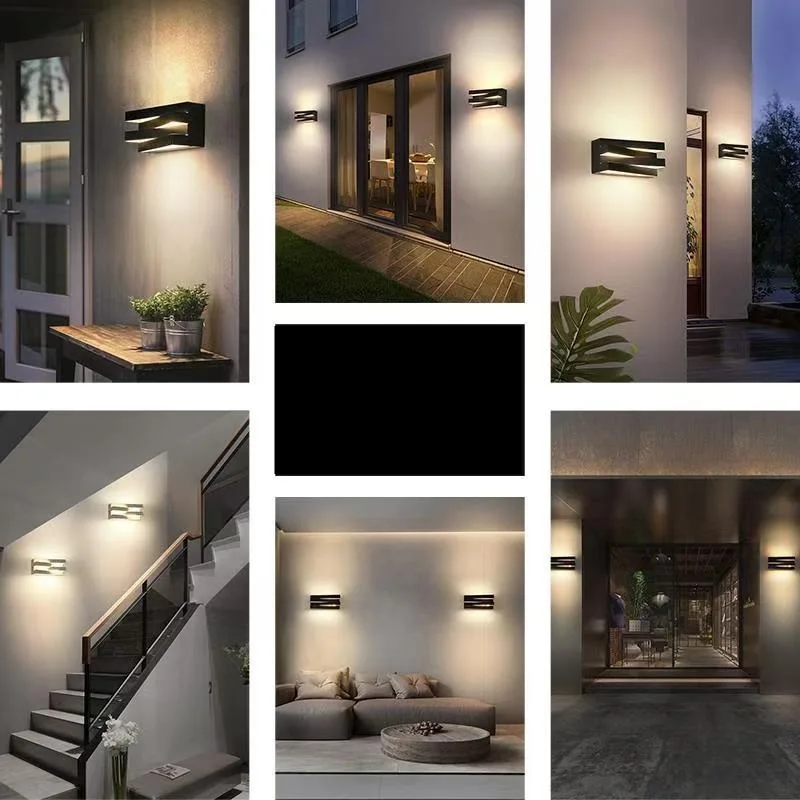 LuxGate Pro – LED Buitenwandlamp IP65 van Aluminium voor Tuin, Villa & Poort - buitenverlichting - close-up