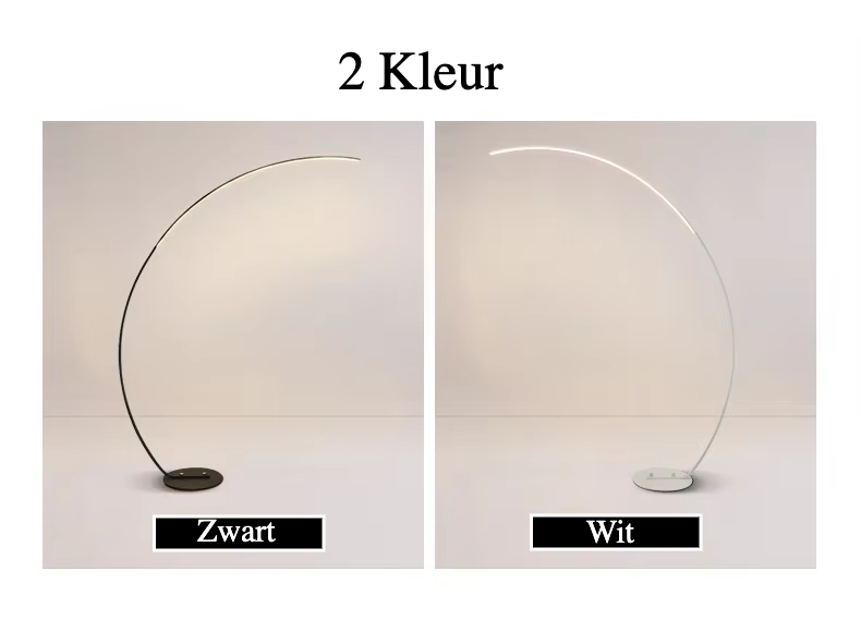 NordicGlow Slimline LED Vloerlamp - vloerlamp - sfeerbeeld