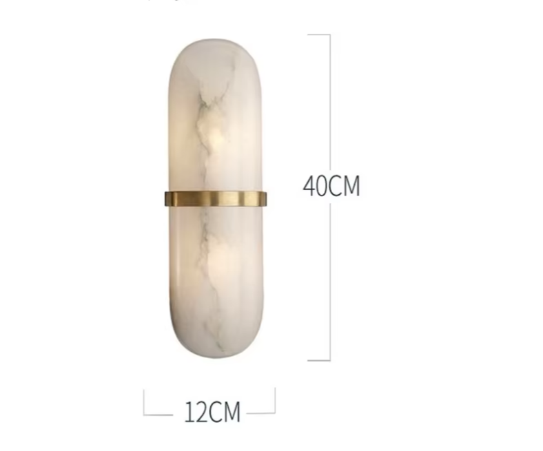 Luxurious Marble Wall Lamp – Stylish Lighting with an Elegant Design