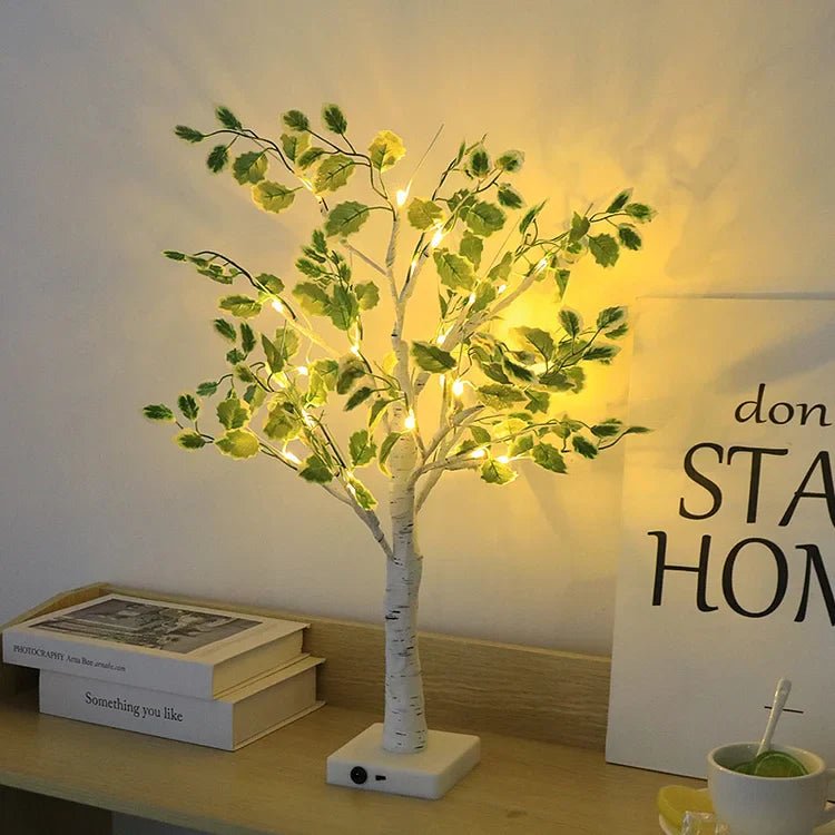 Kerstmis Groene Bladeren Led Boomverlichting - tafellampen - in de kamer