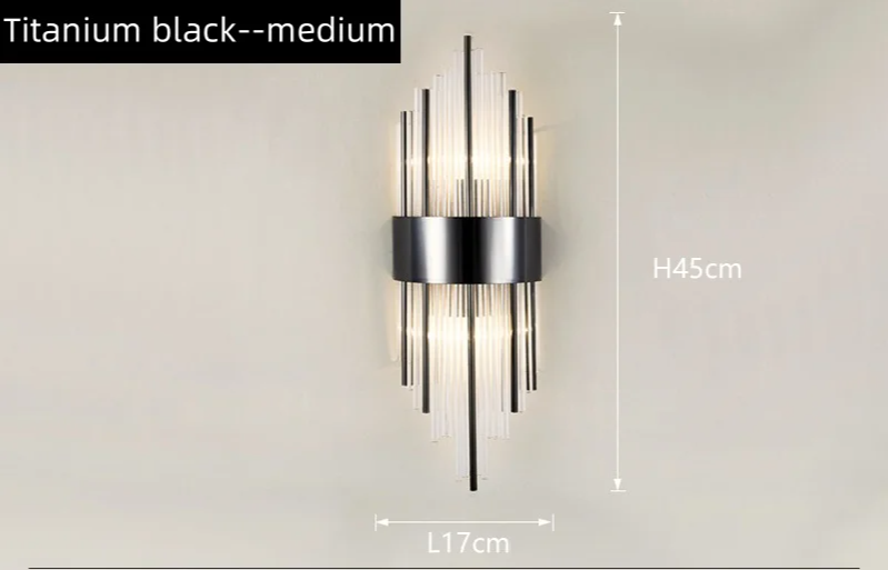 AuriLux Nordic Kristallen Wandlamp - wandlampen - materiaaldetail