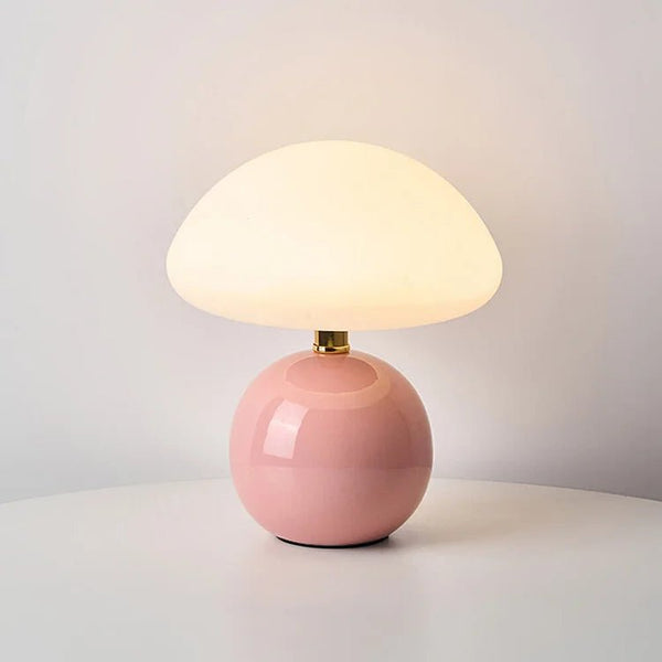 Franse Room Champignon Lamp - tafellampen - in de kamer