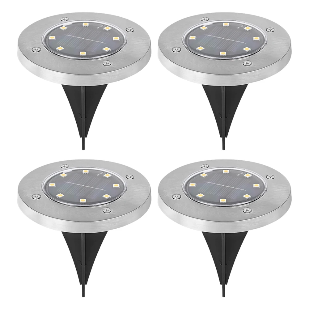 SunStep Solar LED Ground Spotlights – Set of 4