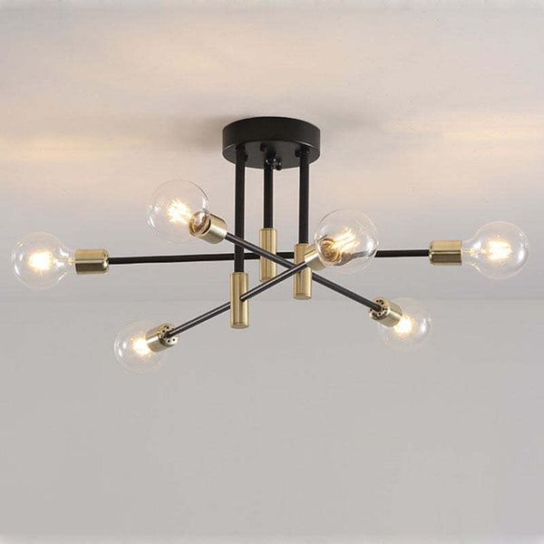 Glazen Hanglamp Voor In De Huiskamer - hanglampen - zijaanzicht