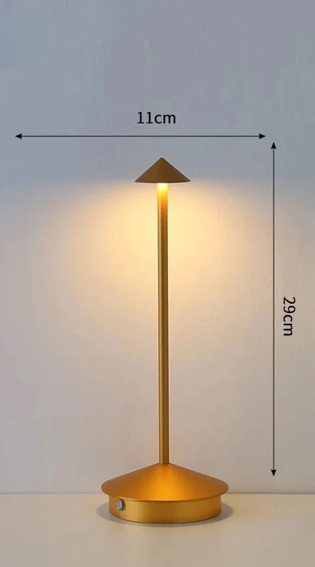 LumaTouch – Oplaadbare LED Tafellamp met Traploze Dimming - tafellampen - verlicht