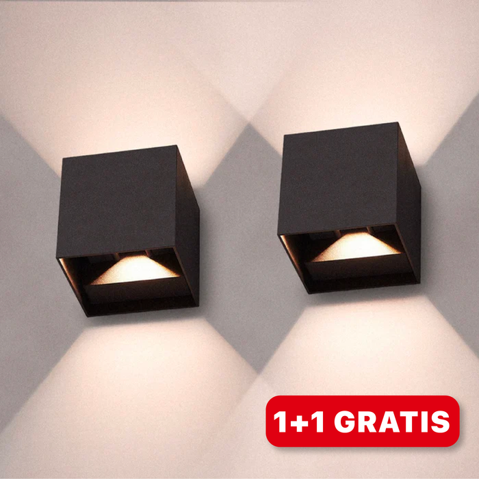 Cubelights | Led Wandlampen | 2 Stuks - wandlampen - in de kamer