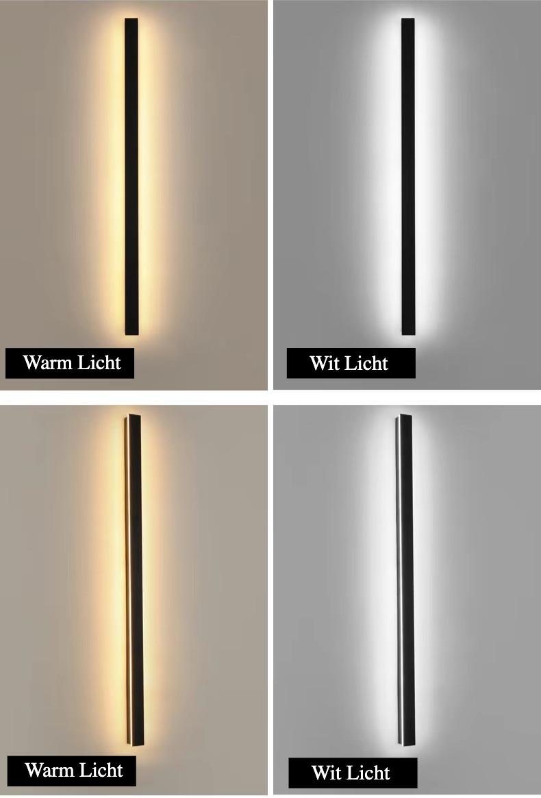 NordicGlow Moderne LED Wandlamp - buitenverlichting - close-up