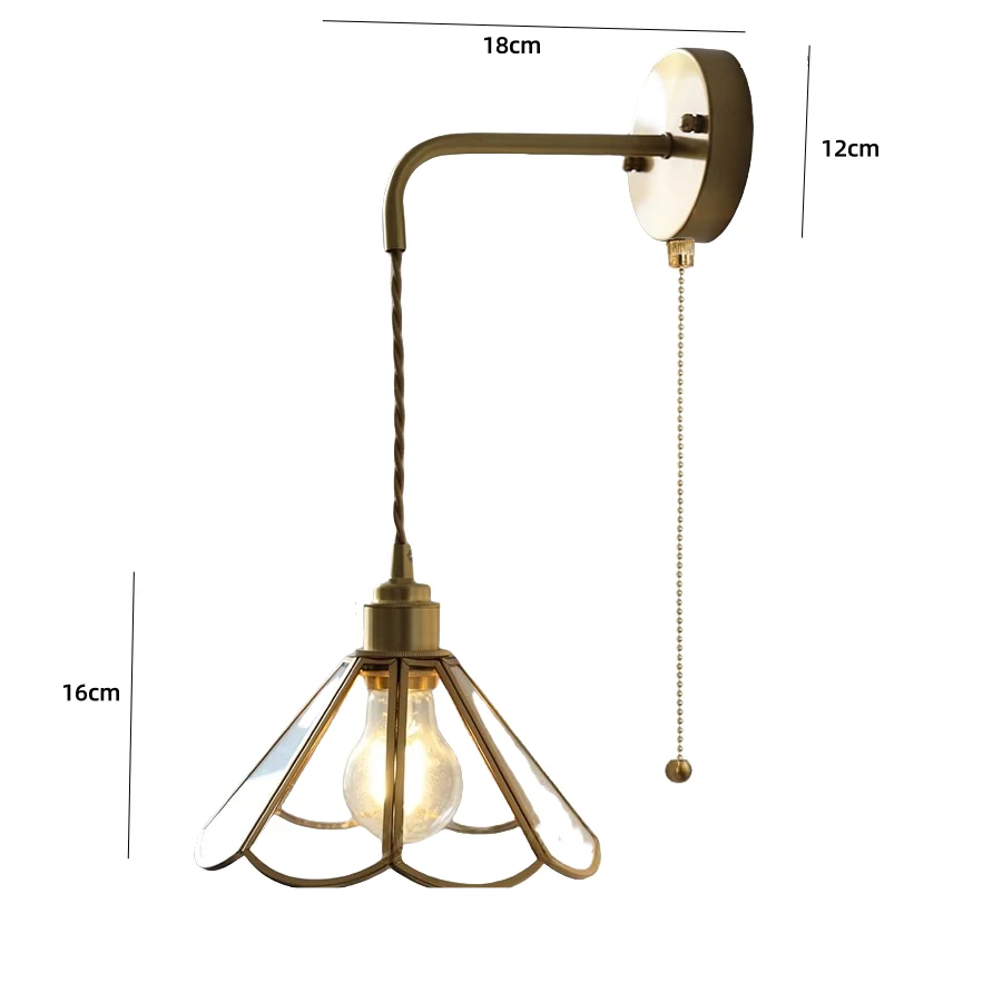Aurora Copper Wall Light - wandlamp - materiaaldetail