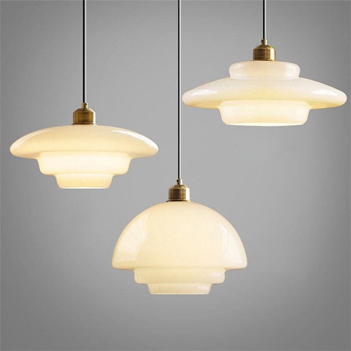 Witte Glazen Hanglamp - hanglampen - afmetingen