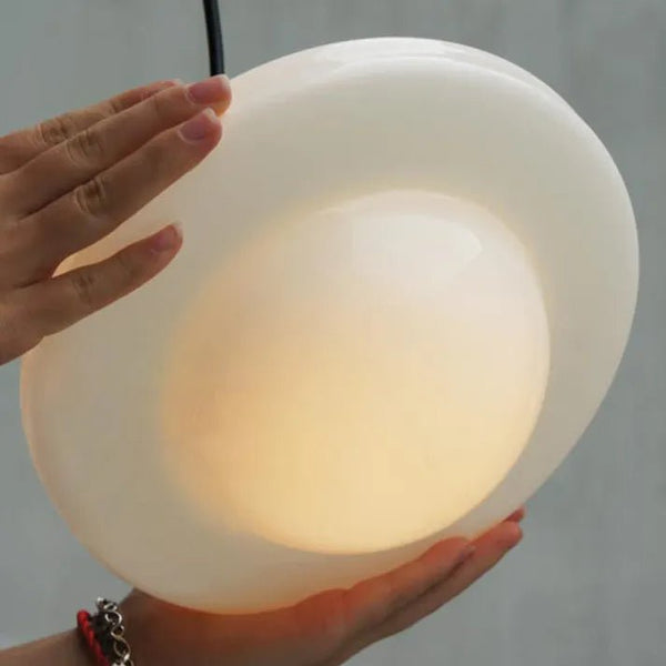 Vintage Melkglas Hanglamp - hanglampen - sfeerbeeld