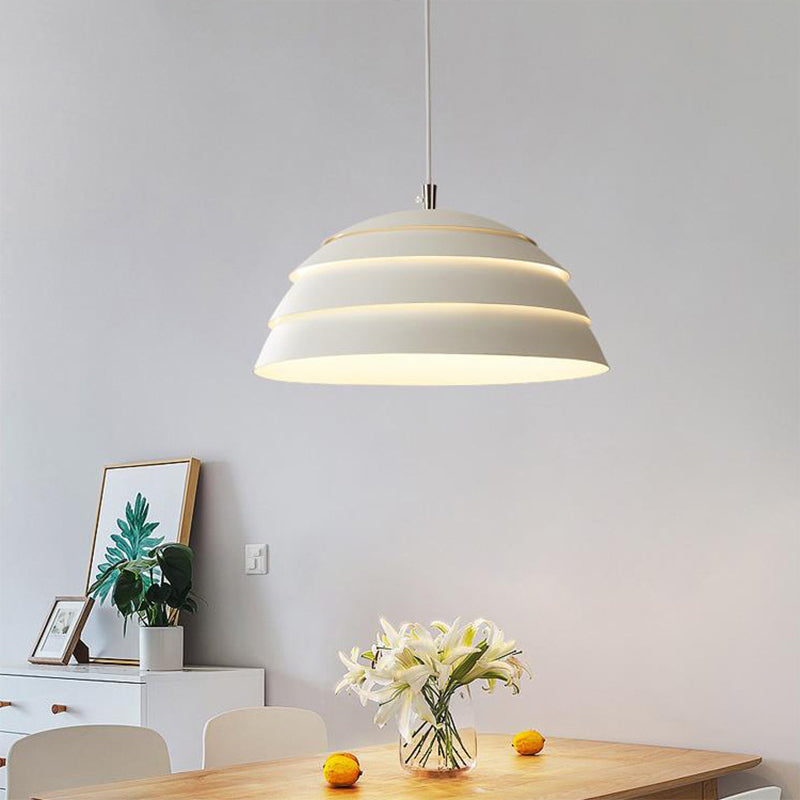 Dome-shaped LED pendant lamp 