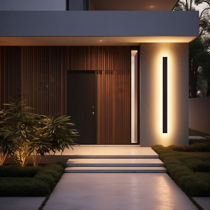 Moderne LED Wandlampen Buiten - wandlampen - afmetingen