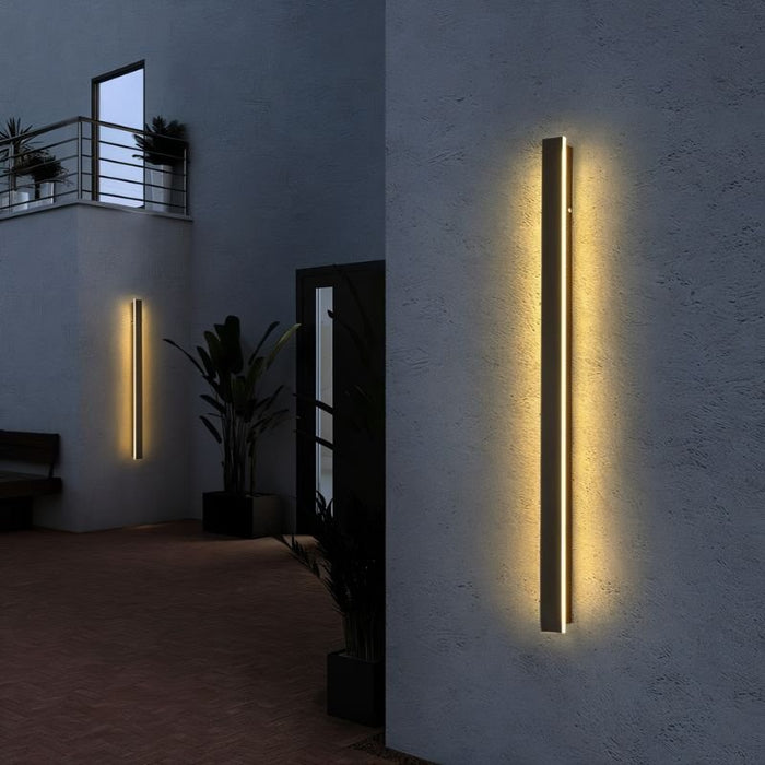 Moderne LED Wandlampen Buiten - wandlampen - close-up