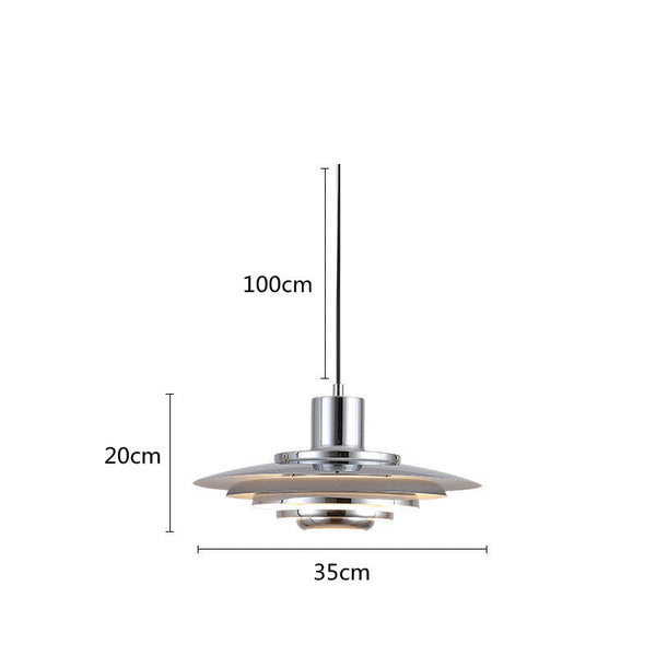 Scandinavische Moderne Hanglamp Van Aluminium - hanglampen - afmetingen