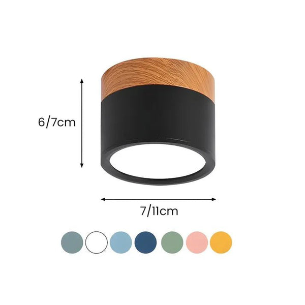 Nordic Cilinder Led Plafondlampen Voor Gangen - plafondlamp - materiaaldetail