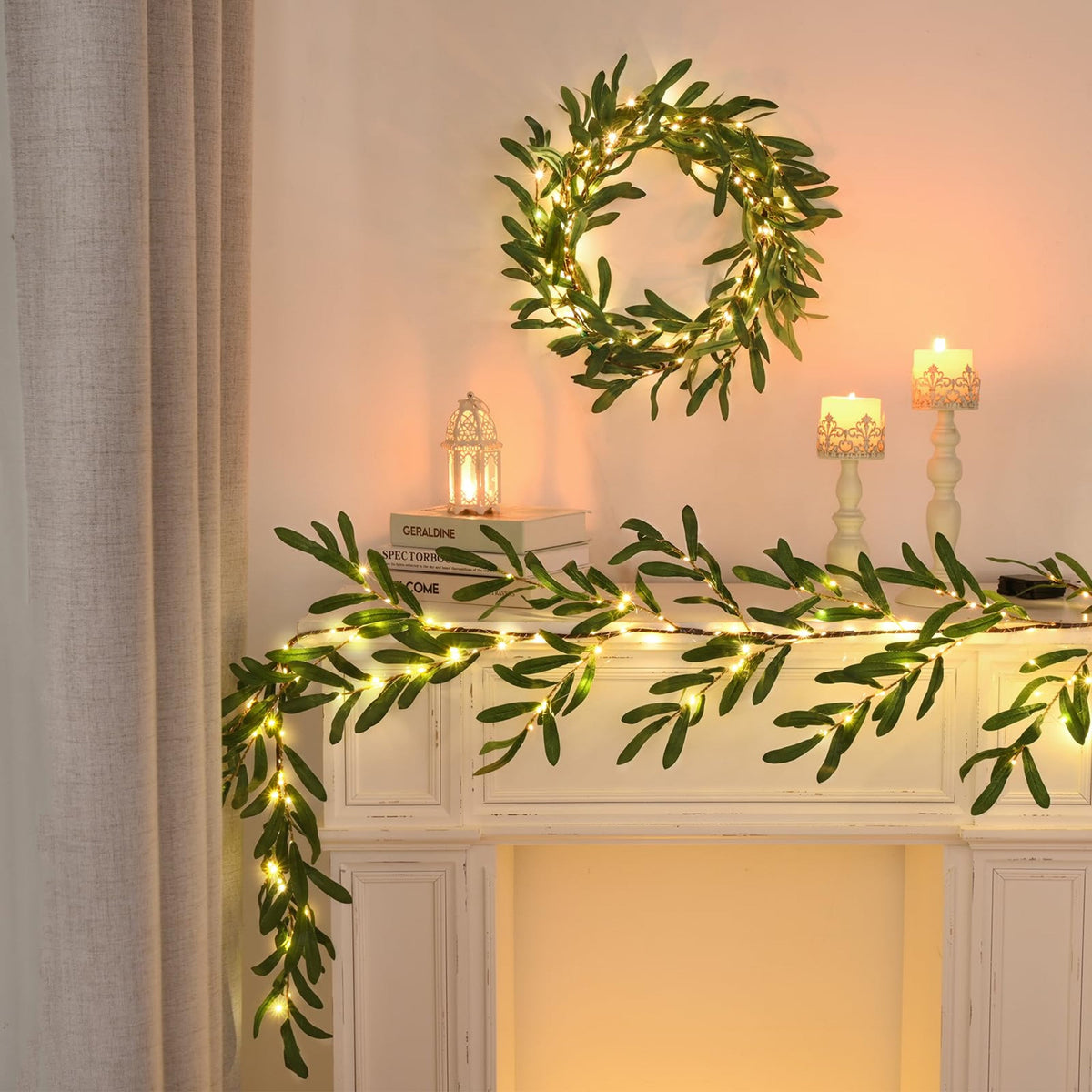 Enchanted Luminous Olive Branch 