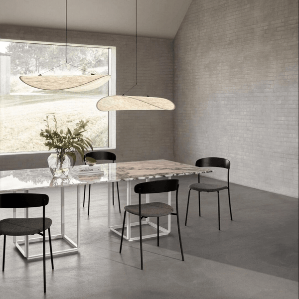 Japandi Stijl Zijden Hanglamp Kroonluchter - hanglampen - detail