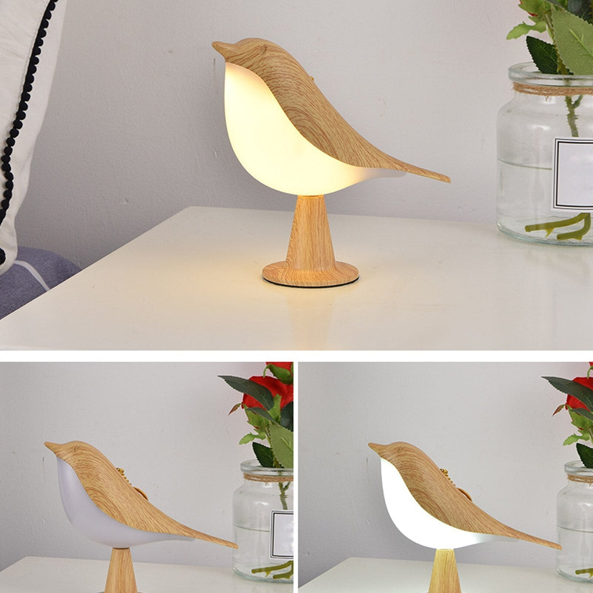 Vogellamp - Stijlvolle Vogellamp Toevoegen Aan Je Interieur - tafellampen - materiaaldetail