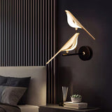 Modern Wall Lamp in the Shape of Birds