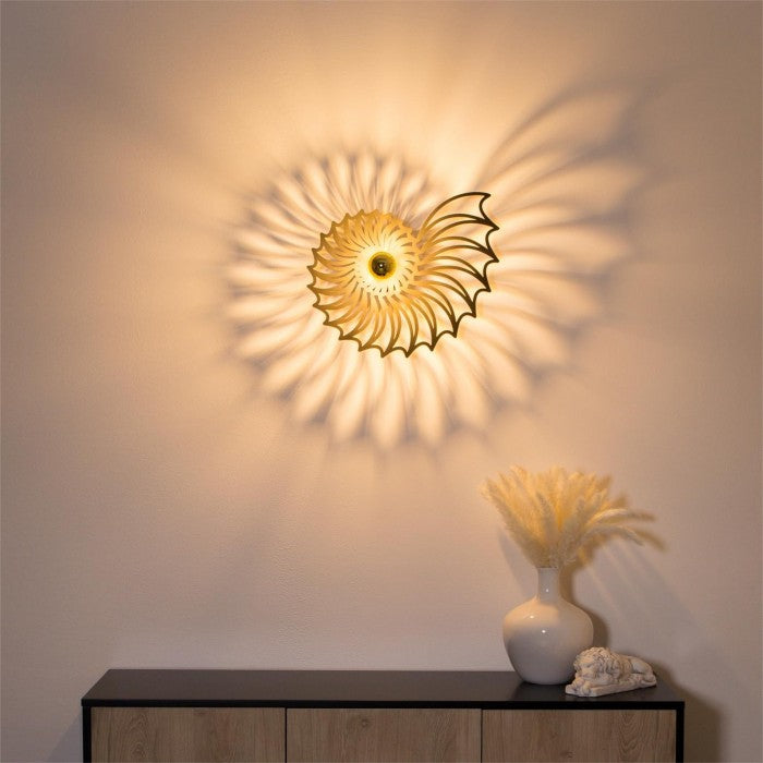 Nautilus Schelp Ontwerp Decoratieve Wandlamp - wandlampen - afmetingen
