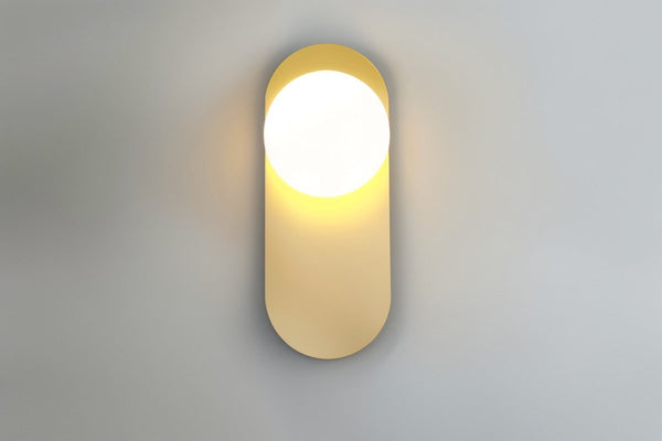 Wandlamp Voor In De Slaapkamer Van Metaal en Glas - wandlampen - sfeerbeeld