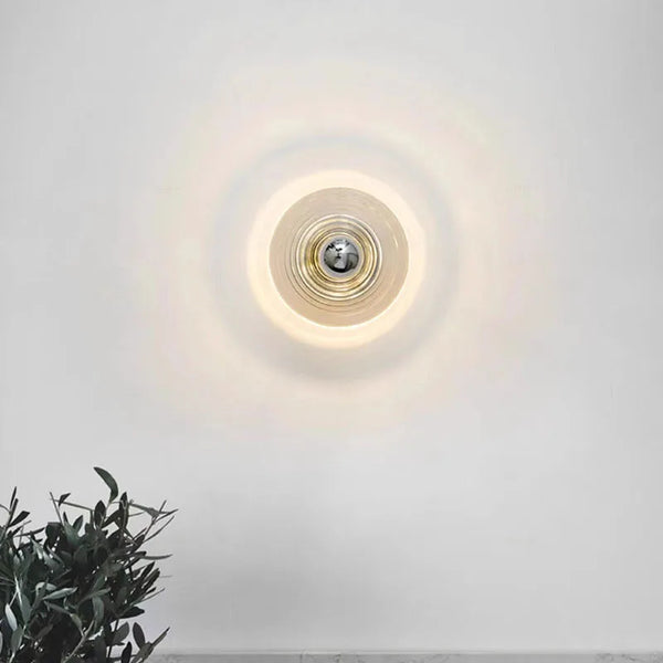 Vintage LED Glazen Wandarmatuur - wandlampen - afmetingen