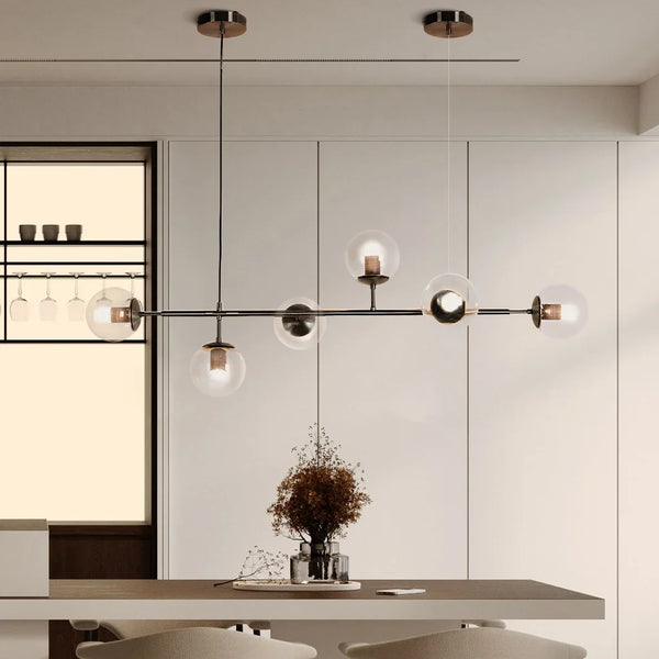 Glazen Bol Hanglamp - hanglampen - materiaaldetail