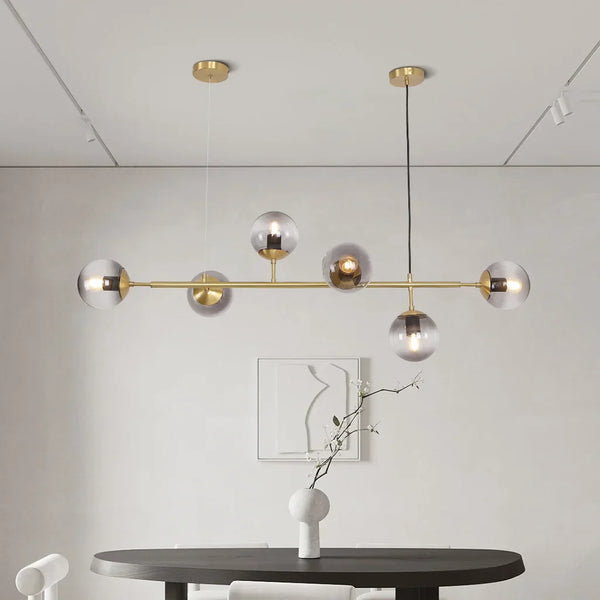Glazen Bol Hanglamp - hanglampen - detail