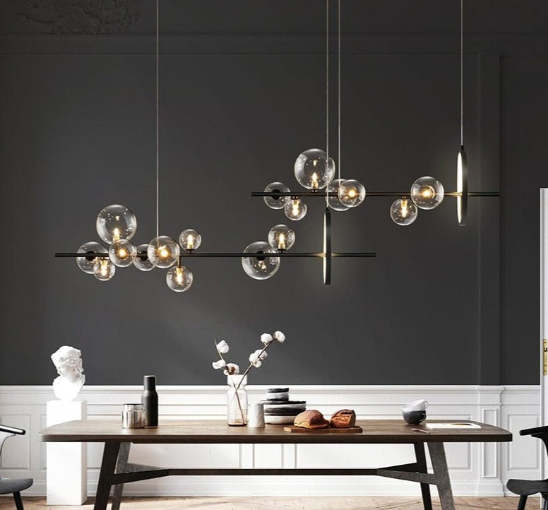 Macrosoom | Luxe Hanglamp Van Geblazen Glas - hanglampen - in de kamer