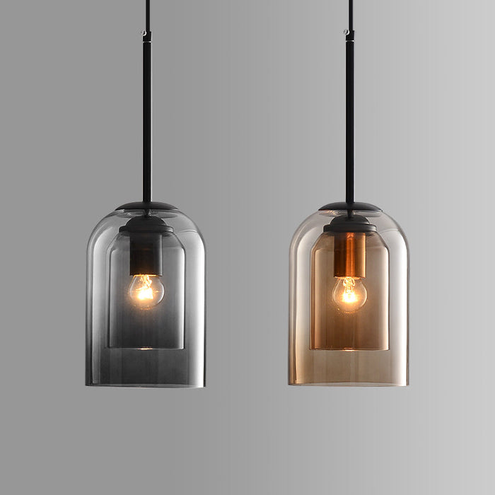 Mica Mid-Century Hanglampen Met Dubbel Glas - hanglampen