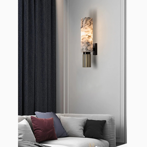 Luxe Marmeren Wandlamp Voor In Huis - wandlampen - detail