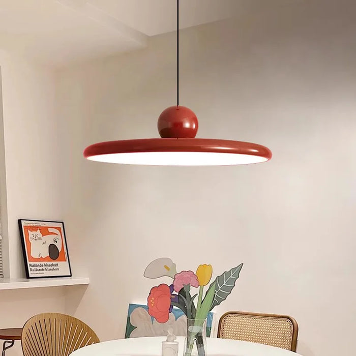 Scandinavian Glass Lamp in BauHaus Style