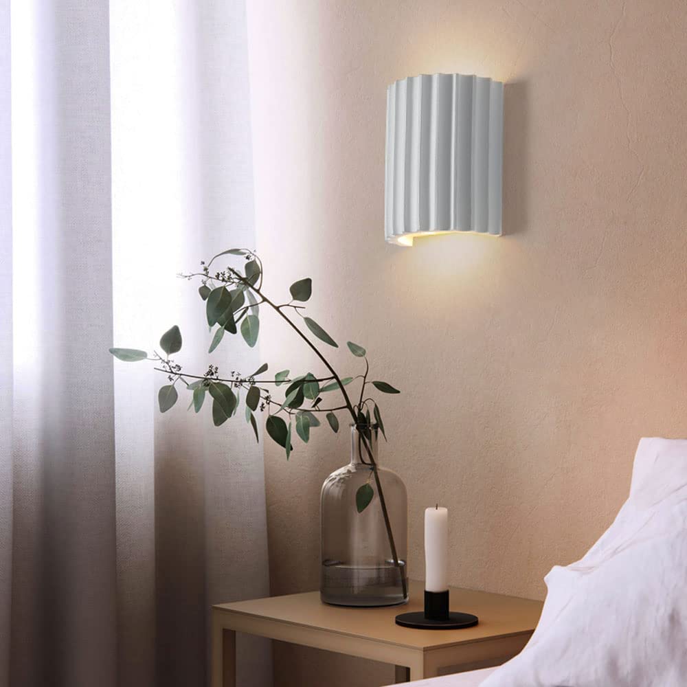 Moderne Halfronde Wandlamp Van Hars Voor De Woonkamer - wandlampen - in de kamer
