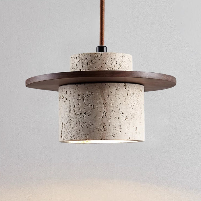 Travertin Hanglamp - hanglampen - sfeerbeeld