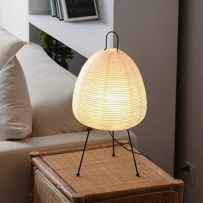 Japanse Lamp Gemaakt Van Rijstpapier - tafellampen - in de kamer
